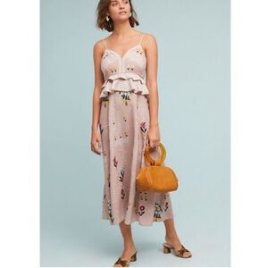 Anthropologie Sahara Floral Dress